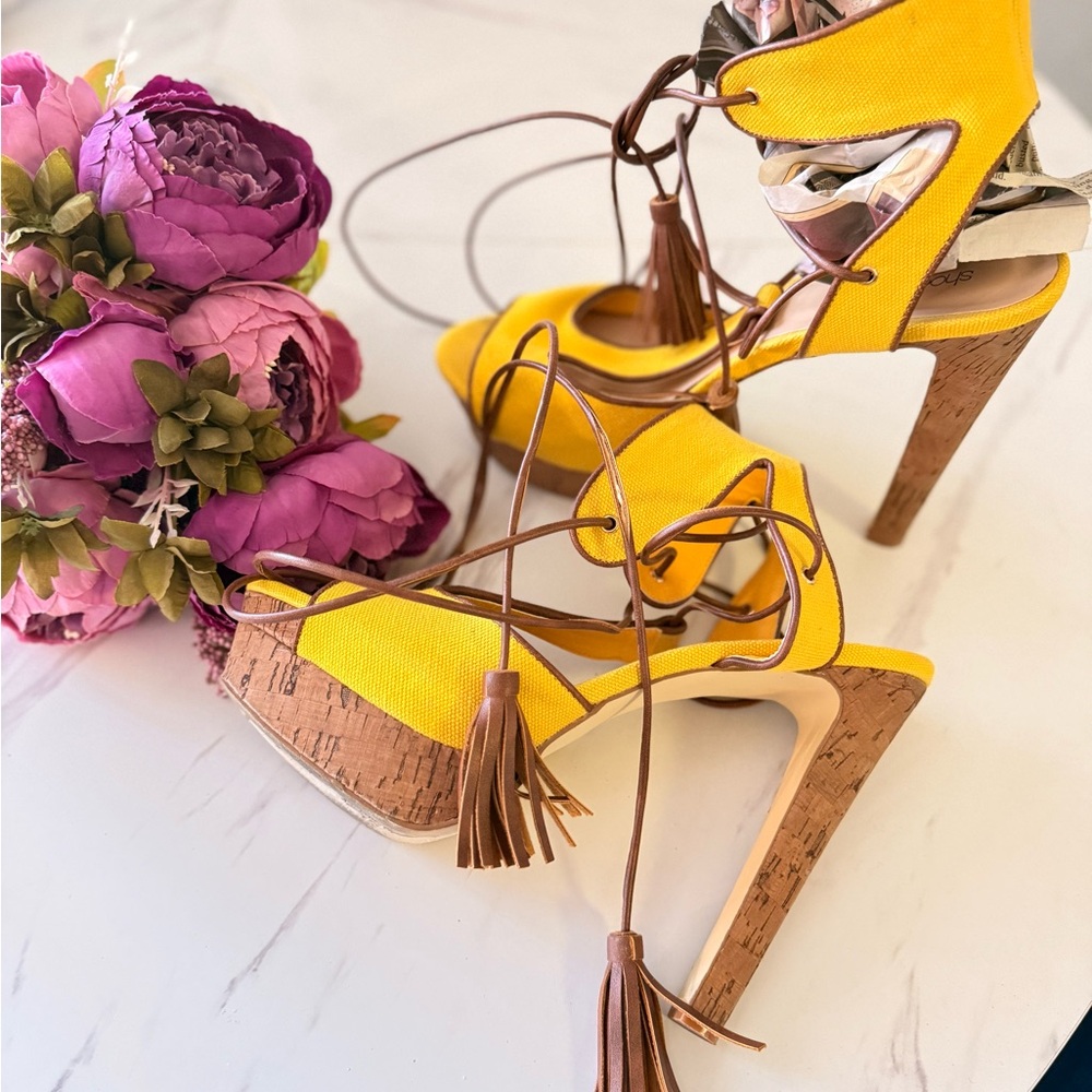 Bohemian Chic Platform Heels